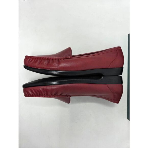 SAS SAN ANTONIO SHOES SIMPLIFY RED BLACK LEATHER COMFORT LOAFER WOMENS 12 M NEW - Picture 6 of 8
